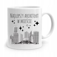 Kubek Architekta Projektanta Najlepszy W Mieście Z Nadrukiem Ze Zdjęciem