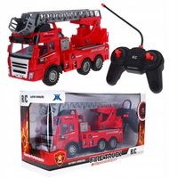 STRAŻ POŻARNA DUŻE AUTO ZDALNIE STEROWANE PILOTEM R/C WÓZ STRAŻACKI PREZENT