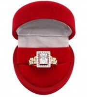 Złoty PIERŚCIONEK ze stali PL 17 USA 8 316L P89