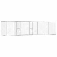 Klatka dla psa Srebrny 600 x 200 x 200 cm Stal Galwanizowana