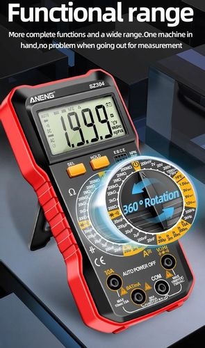 Miernik Multimetr Cyfrowy ANENG SZ304 funkcja HOLD na Arena.pl