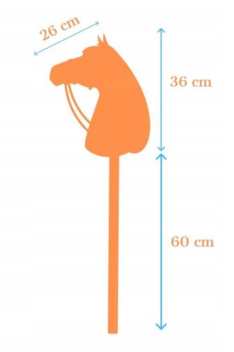 HOBBY HORSE KONIK KOŃ NA PATYKU KANTAR DLA HOBBY HORSE PREZENT DLA DZIECKA na Arena.pl