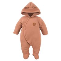 EWA 954088 Kombinezon polarowy CB kaptur beż 56