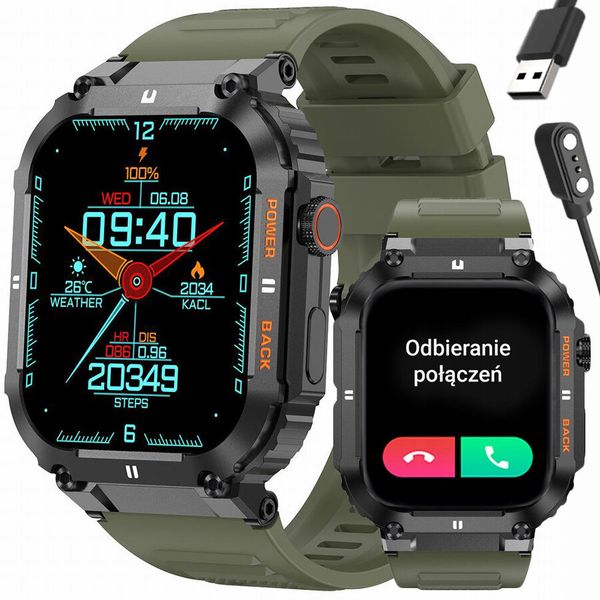 SMARTWATCH MĘSKI GRAVITY GT6-6 - WYKONYWANIE POŁĄCZEŃ, MONITOR SNU (sg020f) zdjęcie 1