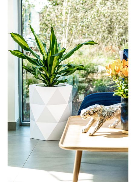Designerska Donica Monumo Modena Biała zdjęcie 1