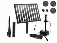 FONTANNA SOLARNA OGRODOWA POMPA Z LED DO FONTANNY OCZKA BASENU SOLIDNA 350L