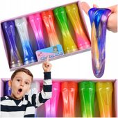 MASA PLASTYCZNA SLIME GLUT MAGICZNA SUPER DUZY ZESTAW DLA DZIECI KOLOROWA