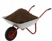 TACZKA METALOWA OGRODOWA DO OGRODU LEKKA OCYNKOWANA METALOWE KOŁO