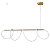 Lampa wisząca FANTASIA LED złota 120 cm