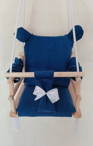 HUŚTAWKA 3w1 DZIECI MIŚ GRANAT dom ogród pokój na Arena.pl