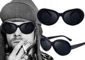 Owalne Okulary Retro Kurt Cobain Muchy Nirvana