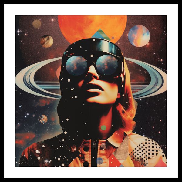 Plakat 40x40cm Kosmiczne Wizje zdjęcie 3