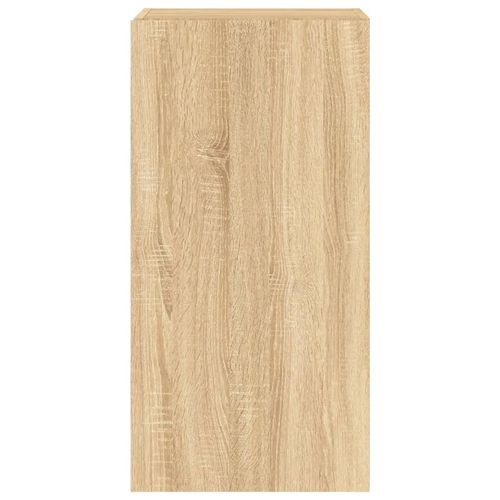 Ścienna szafka TV z LED, dąb sonoma, 40,5x35x80 cm na Arena.pl