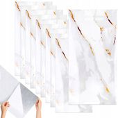 x10 SAMOPRZYLEPNY PANEL ŚCIENNY MARMUR PCV LAMINAT POŁYSK 3D Płytki