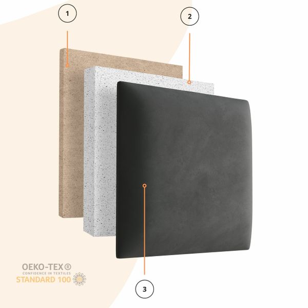 PANELE ŚCIENNE TAPICEROWANE 30cm x 30cm MAGIC VELVET 2229 zdjęcie 7