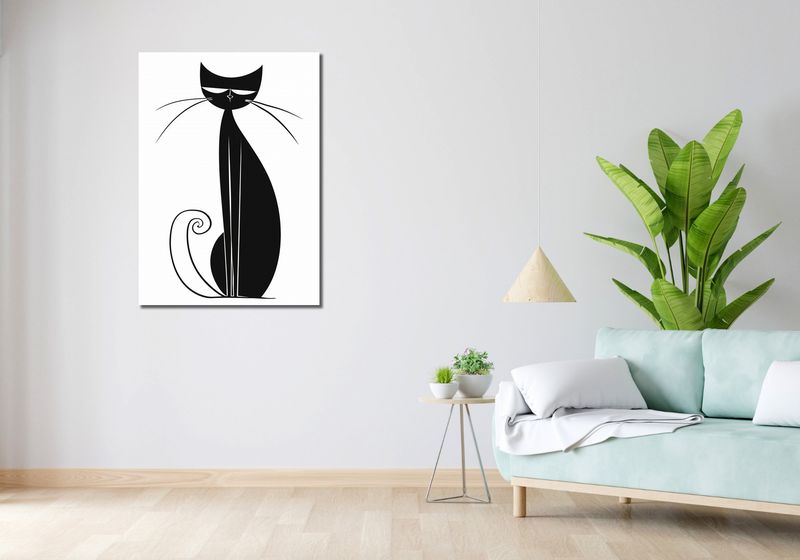 Obraz 70x100cm Czerń Kocicy zdjęcie 2