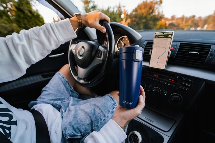 VIALLI KUBEK TERMICZNY PRÓŻNIOWY STALOWY KAWY HERBATY FUORI HERBATY 400 ml zdjęcie 1
