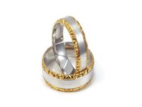 Złote Obrączki Ślubne 585 model FA17 DUŻY WYBÓR