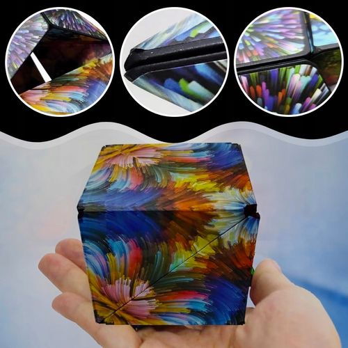 KOSTKA MAGNETYCZNA 3D FIDGET MAGIC CUBE ANTYSTRESOWA ZABAWKA 72 KSZTAŁTY na Arena.pl