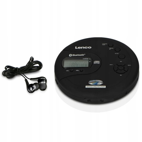 DISCMAN PRZENOŚNY ODTWARZACZ CD ESP ANTISHOCK AKUMULATOR AA BLUETOOTH LCD zdjęcie 5