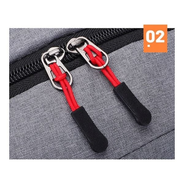 Plecak sportowy USB szary PL150WZ2 zdjęcie 4