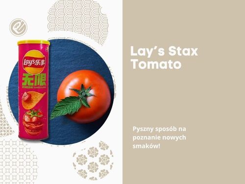 Lay’s Stax Tomato chińskie chipsy o smaku pomidorowym 90g na Arena.pl