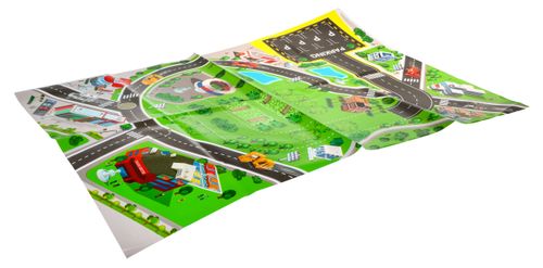 Parking Samochodowy Dla Dzieci 3+ Lądowisko Helikopterów + Mata na Arena.pl