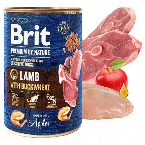 BRIT BY NATURE Karma mokra dla psa mix smaków 24 x 400g na Arena.pl