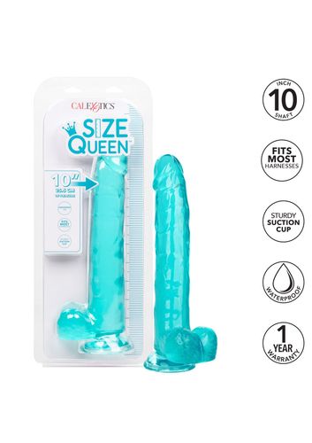 Queen Size Dong 10 Inch Blue na Arena.pl