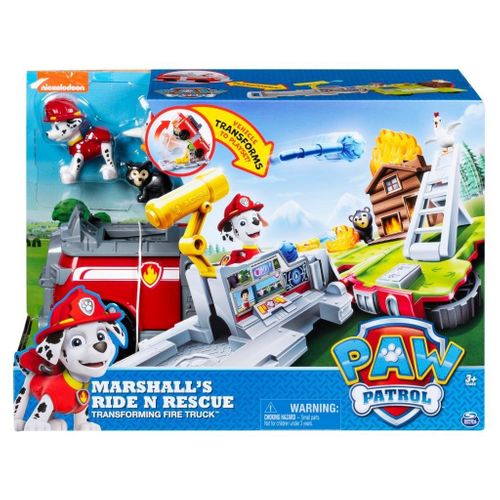 PSI PATROL Transformujący wóz strażacki 2w1 + Marshall na Arena.pl