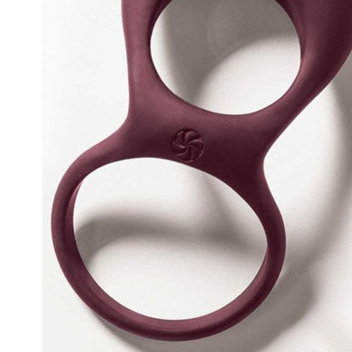 pierścień- vibrating double cockring daydream wine red na Arena.pl