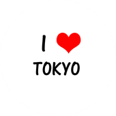 Przypinka I ♥ Tokyo