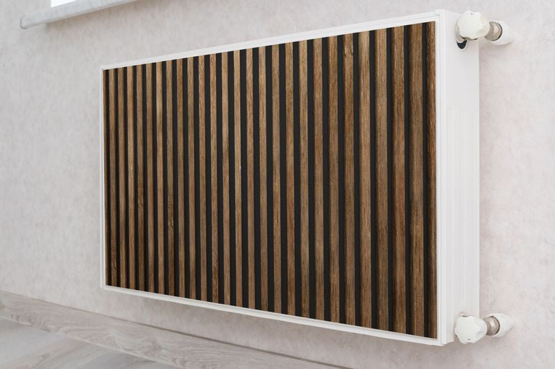 Osłona MAGNETYCZNA Grzejnika Lamele Deski Imitacja Drewna 90cm x 60cm zdjęcie 4