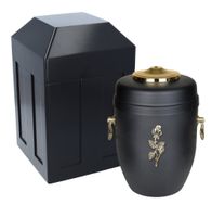 Zestaw pogrzebowy Nisza i metalowa urna na prochy Róża/Nisza