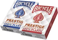 Karty plastikowe 100% do pokera Bicycle Prestige talia nr 1 na świecie