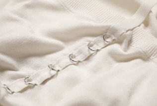 Diesel DAMSKIE M-Perla Oversized Pullover with Ring Details M zdjęcie 3