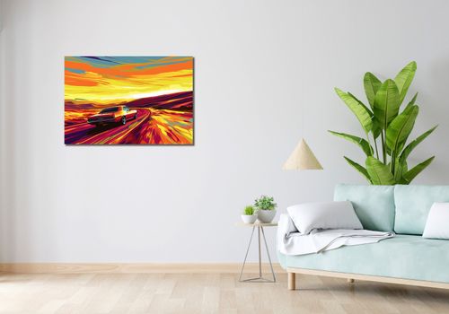 Obraz 90x60cm Pędź Przed Siebie na Arena.pl