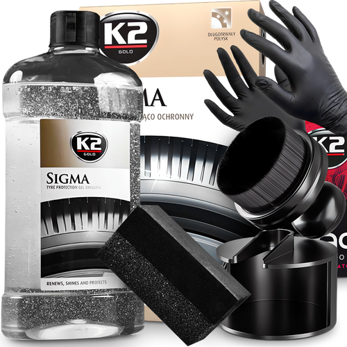 K2 Sigma Dressing Czernidło Do Opon Aplikator Pędzelek Gęste Włosie na Arena.pl