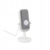 Mikrofon ENDORFY Solum Voice S Onyx White, Podstawka, filtr, kompaktowy