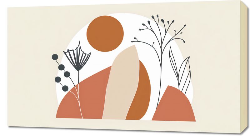 Obraz 90x50cm Organiczny Splot zdjęcie 1