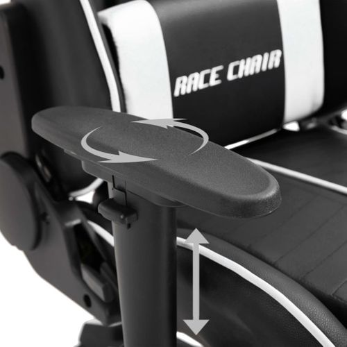 Fotel Dla Gracza, Biały, Pu na Arena.pl