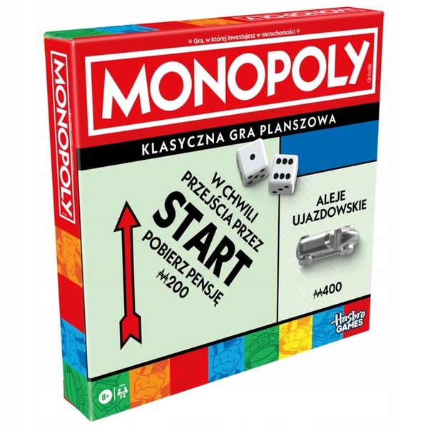 Gra Monopoly Classic Refresh Polska Wersja Hasbro G0009 zdjęcie 7