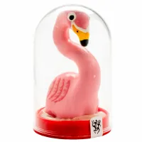 condomerie flamingo ręcznie malowany lateksowy prezent artystyczny
