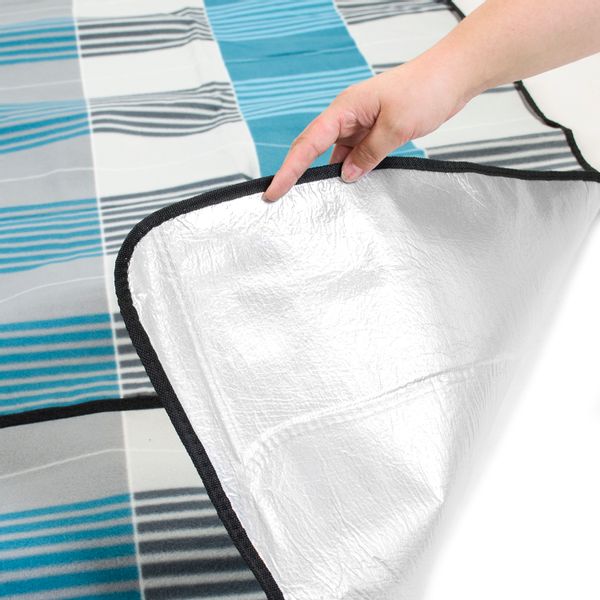 Koc piknikowy 200x200 krata zdjęcie 6