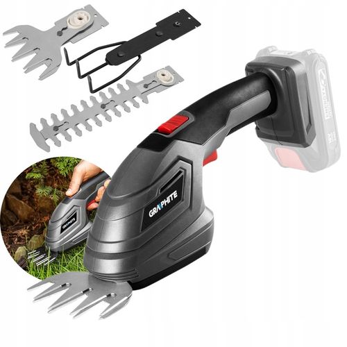 GRAPHITE NOŻYCE SEKATOR TRYMER TRAWY KRZEWÓW 3w1 AKUMULATOWOY 18V ENEGRY+ na Arena.pl