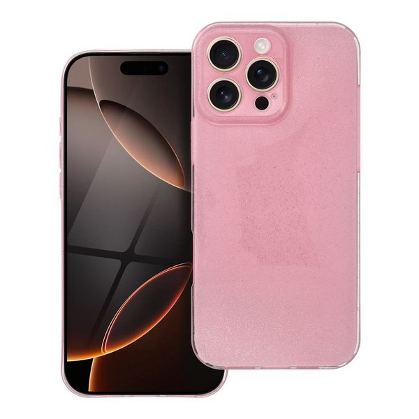 Futerał CLEAR CASE 2 mm BLINK do IPHONE 16 Pro Max różowy zdjęcie 1