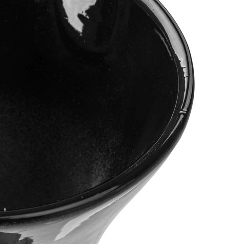 Wazon Ceramiczny Klepsydra  Czarny flakon na Arena.pl