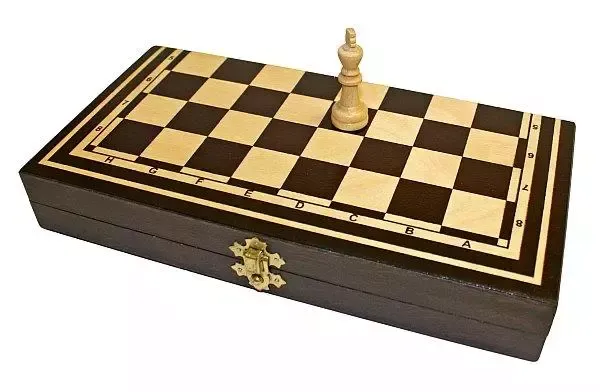 Szachy szkolne 29 cm zdjęcie 1