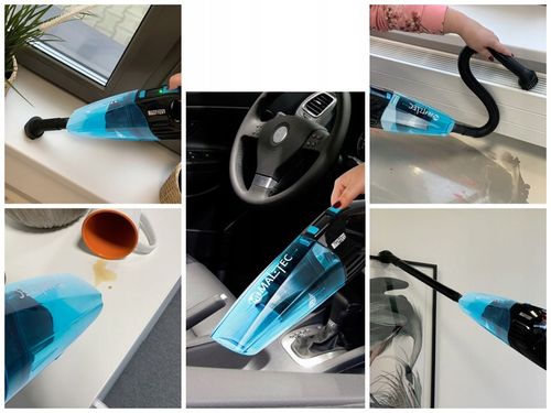 ODKURZACZ RĘCZNY BEZPRZEWODOWY AKUMULATOROWY SAMOCHODOWY CZYŚCI NA MOKRO na Arena.pl