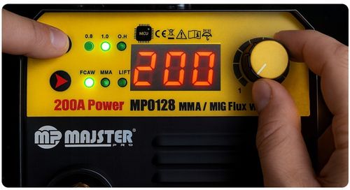 Spawarka INWERTEROWA INWERTOROWA IGBT MIG MAG FLUX MMA migomat MP0128 na Arena.pl